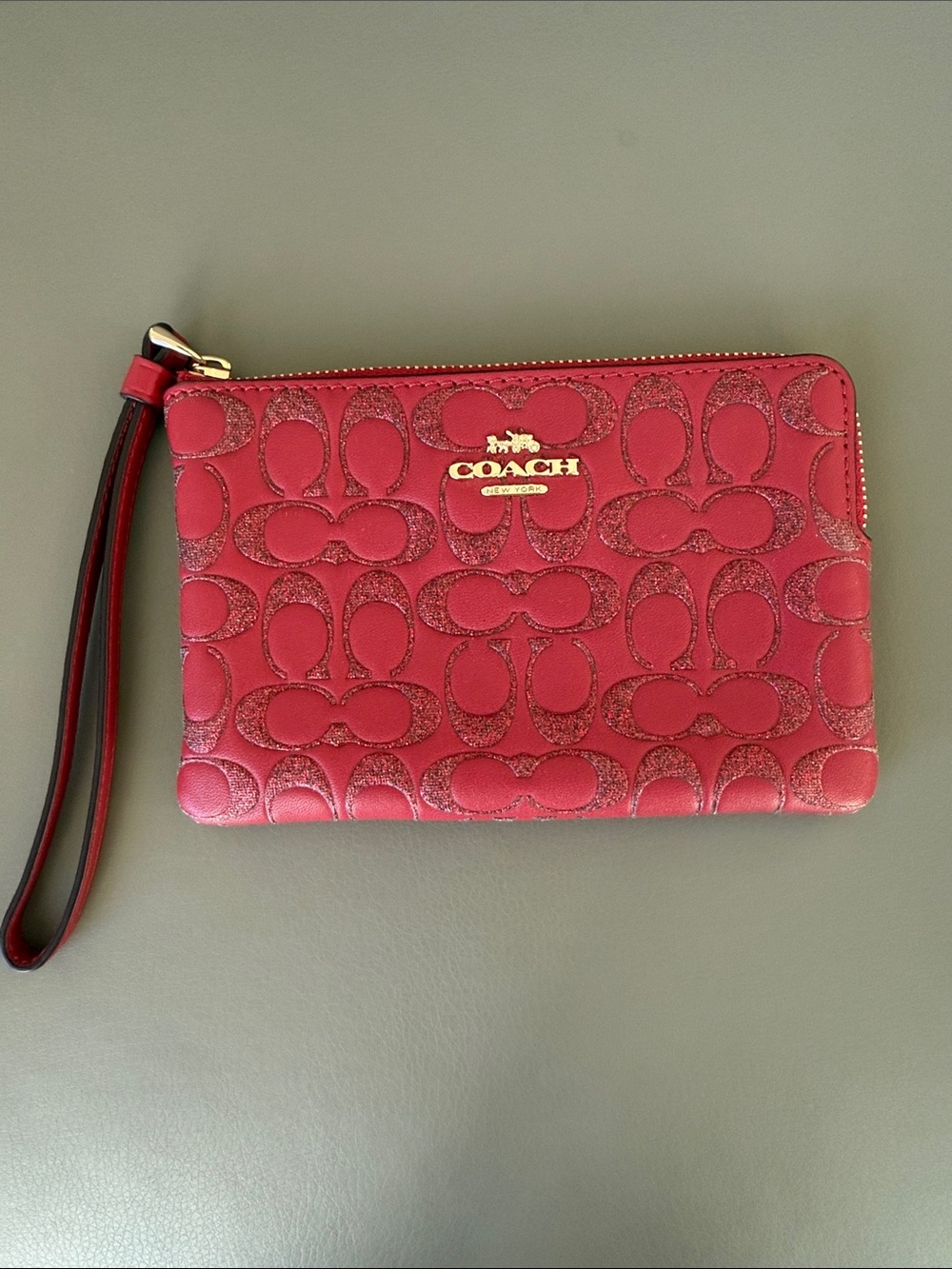 Coach wristlet 4”x6”